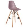Стул барный DOBRIN DSW BAR, ножки светлый бук, цвет сиреневый (P-04), Вариант: ножки светлый бук, цвет сиреневый (P-04) | Интернет магазин мебели и декора LifeDekor