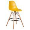 Стул барный DOBRIN DSW BAR, ножки светлый бук, цвет горчичный (Y-03), Вариант: ножки светлый бук, цвет горчичный (Y-03) | Интернет магазин мебели и декора LifeDekor