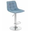 Стул барный DOBRIN TAILOR, пудрово-голубой велюр (MJ9-74), Вариант: пудрово-голубой велюр (MJ9-74) | Интернет магазин мебели и декора LifeDekor