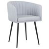 Стул обеденный DOBRIN ALINA, серо-голубая ткань (LAR-106D-23), Вариант: серо-голубая ткань (LAR-106D-23) | Интернет магазин мебели и декора LifeDekor
