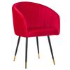Стул обеденный DOBRIN MARY, малиновый велюр (1922-14), Вариант: малиновый велюр (1922-14) | Интернет магазин мебели и декора LifeDekor