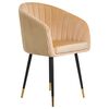 Стул обеденный DOBRIN MARY, песочный велюр (1922-3), Вариант: песочный велюр (1922-3) | Интернет магазин мебели и декора LifeDekor