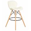 Стул барный DOBRIN BUTTERFLY BAR, ножки светлый бук, цвет кремовый, Вариант: ножки светлый бук, цвет кремовый | Интернет магазин мебели и декора LifeDekor