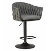 Стул барный DOBRIN LEON, графитовая ткань (LAR-275-21), Вариант: графитовая ткань (LAR-275-21) | Интернет магазин мебели и декора LifeDekor