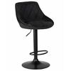 Стул барный DOBRIN LOGAN BLACK, черный велюр (MJ9-101), Вариант: черный велюр (MJ9-101) | Интернет магазин мебели и декора LifeDekor