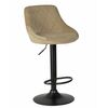 Стул барный DOBRIN LOGAN BLACK, мокко велюр (MJ9-9), Вариант: мокко велюр (MJ9-9) | Интернет магазин мебели и декора LifeDekor