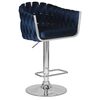 Стул барный DOBRIN MARCEL, синий велюр (MJ9-117), Вариант: синий велюр (MJ9-117) | Интернет магазин мебели и декора LifeDekor