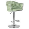 Стул барный DOBRIN MARCEL, пудрово-мятный велюр (MJ9-87), Вариант: пудрово-мятный велюр (MJ9-87) | Интернет магазин мебели и декора LifeDekor