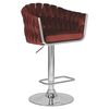 Стул барный DOBRIN MARCEL, винный велюр (MJ9-35), Вариант: винный велюр (MJ9-35) | Интернет магазин мебели и декора LifeDekor