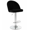 Стул барный DOBRIN MILANA, черный велюр (MJ9-101), Вариант: черный велюр (MJ9-101) | Интернет магазин мебели и декора LifeDekor