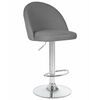 Стул барный DOBRIN MILANA, серый велюр (MJ9-75), Вариант: серый велюр (MJ9-75) | Интернет магазин мебели и декора LifeDekor