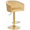 Стул барный DOBRIN DARCY GOLD, песочный велюр (1922-3), Вариант: песочный велюр (1922-3) | Интернет магазин мебели и декора LifeDekor