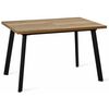 Стол Dikline HB120 Дуб Галифакс (ЛДСП EGGER)/опоры черные | Интернет магазин мебели и декора LifeDekor
