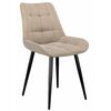 Стул DikLine 206М B03 BEIGE, ножки черные | Интернет магазин мебели и декора LifeDekor