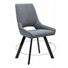 Стул DikLine 268 Z28 серый, ножки черные | Интернет магазин мебели и декора LifeDekor