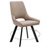 Стул DikLine 268 Z128 бежевый, ножки черные | Интернет магазин мебели и декора LifeDekor