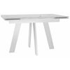 Стол DikLine SKM120 Керамика Белый мрамор/подстолье белое/опоры белые (2 уп.) | Интернет магазин мебели и декора LifeDekor