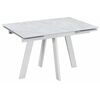 Стол обеденный WINGS Жемчужный Перито/Белый, Белый | Интернет магазин мебели и декора LifeDekor