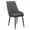 Стул DikLine 305 B28 ANTRACITE, ножки черные | Интернет магазин мебели и декора LifeDekor