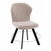 Стул DikLine 339 поворотный B03 BEIGE, ножки черные | Интернет магазин мебели и декора LifeDekor