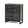 Комод «Стокгольм» 4ящ, Дуб гранж песочный/Железный камень | Интернет магазин мебели и декора LifeDekor