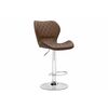 Барный стул Porch brown / chrome | Интернет магазин мебели и декора LifeDekor