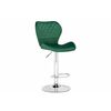 Барный стул Porch green / chrome | Интернет магазин мебели и декора LifeDekor