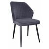 Стул DikLine 222М B28 ANTRACITE, ножки черные | Интернет магазин мебели и декора LifeDekor