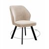 Стул DikLine 232 поворотный B03 BEIGE, ножки черные | Интернет магазин мебели и декора LifeDekor