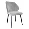 Стул DikLine 222М B22 GREY, ножки черные | Интернет магазин мебели и декора LifeDekor
