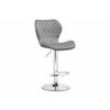 Барный стул Porch chrome / gray | Интернет магазин мебели и декора LifeDekor