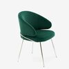 Дизайнерский стул Cosmos изумрудный, основание хром | Интернет магазин мебели и декора LifeDekor