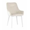 Стул Диана велюр кремовый ножки белые | Интернет магазин мебели и декора LifeDekor