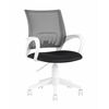 Кресло офисное TopChairs ST-BASIC-W серый крестовина пластик белый | Интернет магазин мебели и декора LifeDekor