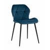 Стул Эдвин велюр синий | Интернет магазин мебели и декора LifeDekor