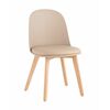 Стул Fog с подушкой бежевый деревянные ножки | Интернет магазин мебели и декора LifeDekor