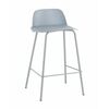 Стул полубарный Mist серо-голубой | Интернет магазин мебели и декора LifeDekor