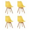 Стул FRANKFURT NEW желтый 4 шт | Интернет магазин мебели и декора LifeDekor