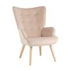 Кресло Хью велюр бежевый | Интернет магазин мебели и декора LifeDekor