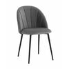 Стул Логан NEW велюр серый | Интернет магазин мебели и декора LifeDekor