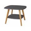 Стол журнальный Хадсон графит/дуб светлый | Интернет магазин мебели и декора LifeDekor