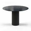 Стол круглый Nolan 120, керамика глянцевая, черная | Интернет магазин мебели и декора LifeDekor