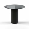 Стол круглый Nolan 100, керамика глянцевая, черная | Интернет магазин мебели и декора LifeDekor