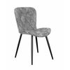Стул DikLine 303 M13 светло-серый, ножки черные | Интернет магазин мебели и декора LifeDekor
