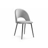 Стул на металлокаркасе Ирре confetti silver серый / черный | Интернет магазин мебели и декора LifeDekor
