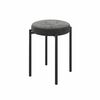 Табурет БОБ, ЧЁРНЫЙ/ANTRACITE LUX b28 | Интернет магазин мебели и декора LifeDekor