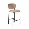 Стул полубарный Mason, бархат бежевый 5 | Интернет магазин мебели и декора LifeDekor