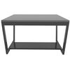 Стол журнальный BeautyStyle 1 серый графит/стекло черное | Интернет магазин мебели и декора LifeDekor