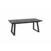 Стол Барон 200, Камень Тёмный Compakt cer/Чёрный | Интернет магазин мебели и декора LifeDekor