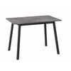 Cтол "ТИРК RADIAL-94" раздвижной (Дымчатая керамика/черный) 94(126)х64 | Интернет магазин мебели и декора LifeDekor
